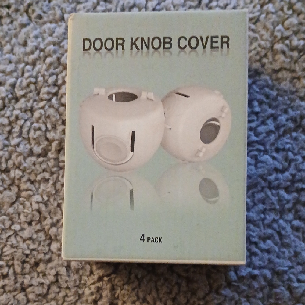 White Door Knob Cover 4-Pack